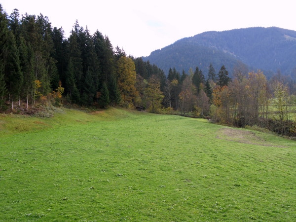 Der Ausblick vom Balkon im Sommer